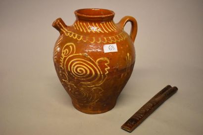 Deux pièces : Cruche à eau de la vallée du...