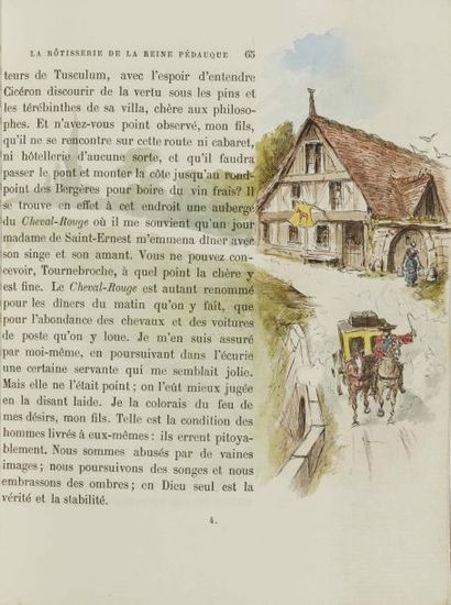 FRANCE (Anatole). La Rôtisserie de la Reine...