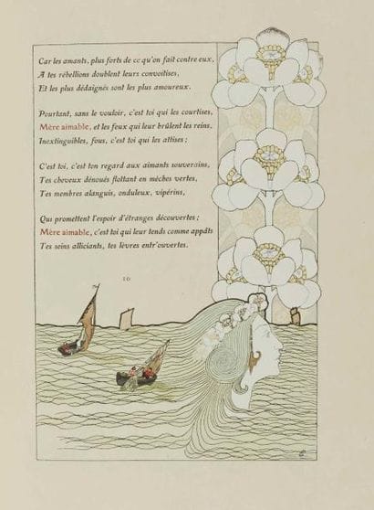 RICHEPIN (Jean). Les Litanies de la mer....