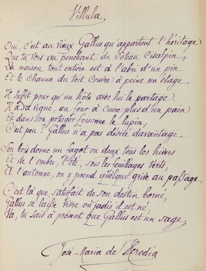 HEREDIA. Les Trophées. Paris, Lemerre, 1893....