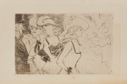 HUYSMANS. Croquis parisiens. Eaux-fortes...