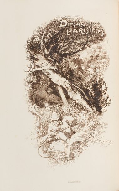 MORIN (Louis). Les Dimanches parisiens. Paris,...