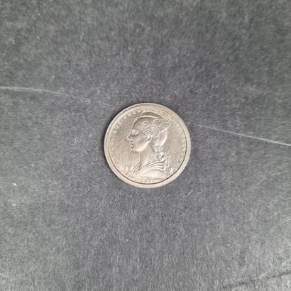 1 Franc Madagascar 1948 Essai (poids : 5,3...