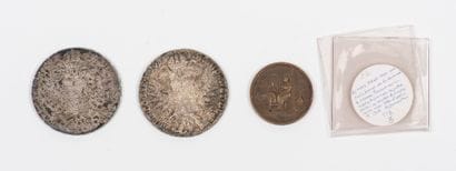 2 pièces de 1 thaler Marie-Thérèse d'Autriche...