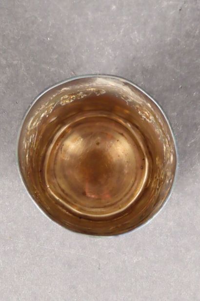 Timbale en argent, poinçon Minerve, à décor...