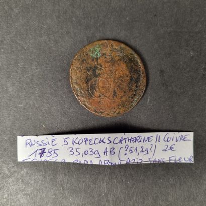 Fort lot de monnaies diverses (environ 3...