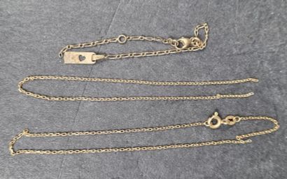 Lot de débris d'or jaune 9K (375/1000e) (poids...