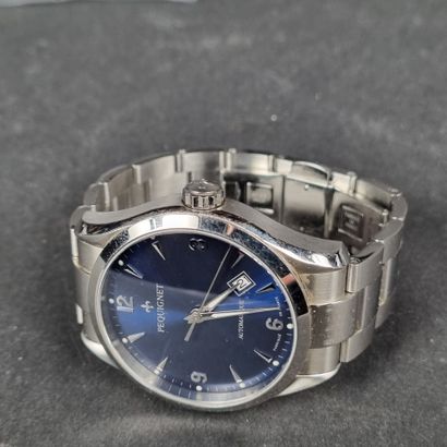 PEQUIGNET. Montre bracelet d'homme, boitier...