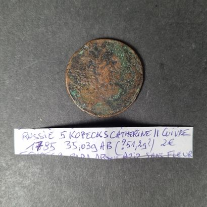 Fort lot de monnaies diverses (environ 3...