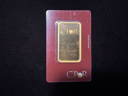 - 1 lingotin 50 g d'or 999.9 - n°9473
sous...