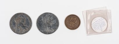 2 pièces de 1 thaler Marie-Thérèse d'Autriche...