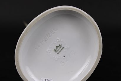 ROSENTHAL. Héron, sujet en porcelaine polychrome,...