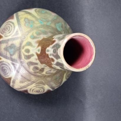 Émile BALON (1859-1929) - Blois. Vase à col...