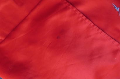 Veste-kimono en polyester, à décor de geisha....