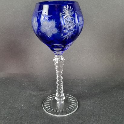 Cristal de Lorraine. Suite de 6 verres en...