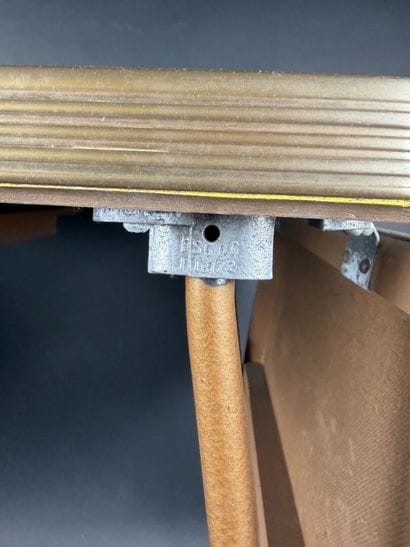Table de pique-nique pliante en métal et...