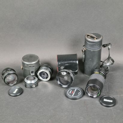 [PHOTOGRAPHIE] Lot de 5 objectifs pour appareils...