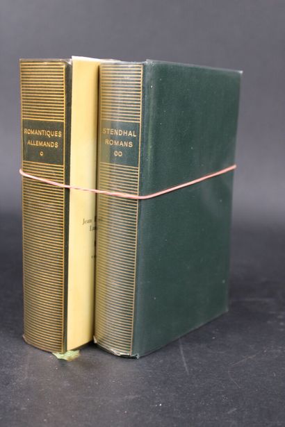 [LA PLEIADE] Lot de 2 volumes Romantiques...