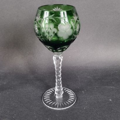 Cristal de Lorraine. Suite de 6 verres en...