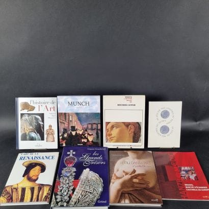 HISTOIRE DE L'ART. Lot de 8 livres : Le nu...