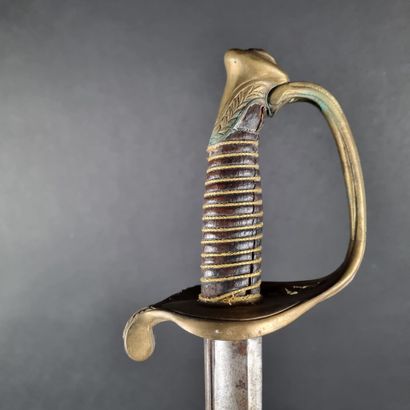 Sabre d'infanterie modèle 1855, garde en...