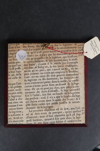 Lot de 5 miniatures à la gouache représentant...