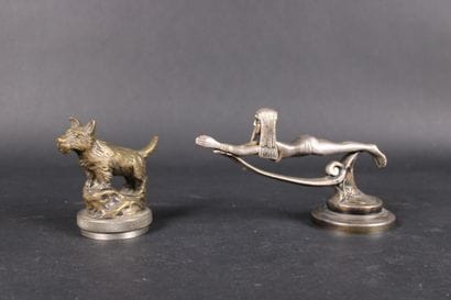 Lot de 2 bouchons de radiateur en bronze...
