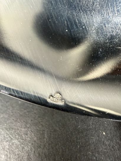 Partie de ménagère en inox modèle ruban comprenant...