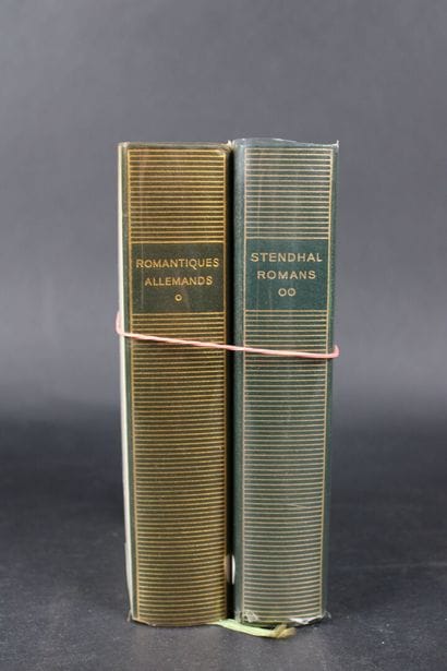[LA PLEIADE] Lot de 2 volumes Romantiques...