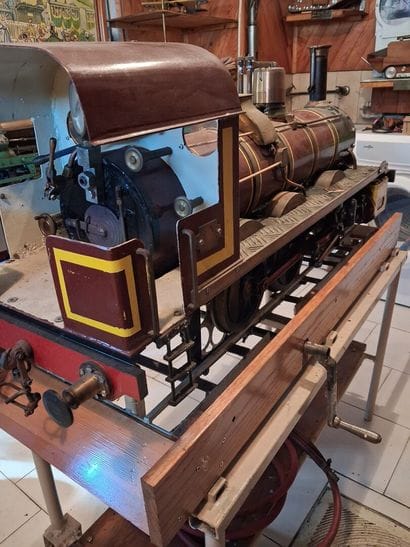 Modèle réduit d'une locomotive Bourbonnais...