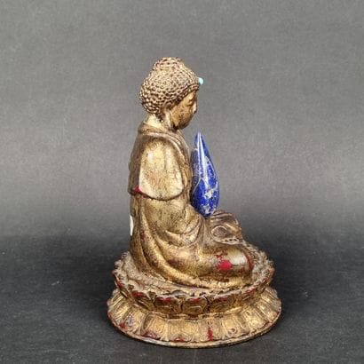 CHINE. Sujet en résine représentant un bouddha...