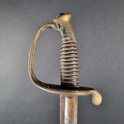 Sabre d'infanterie modèle 1855, garde en...
