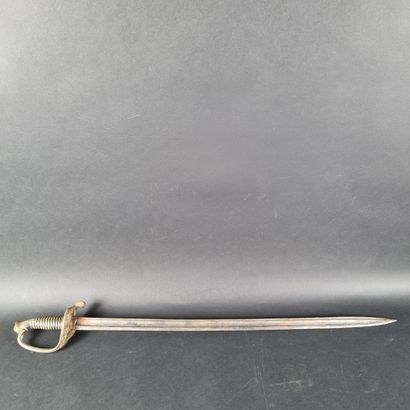 Sabre d'infanterie modèle 1855, garde en...