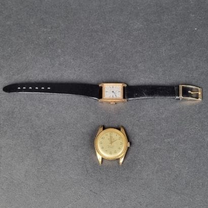 Lot de 2 montres à mouvement mécanique :...