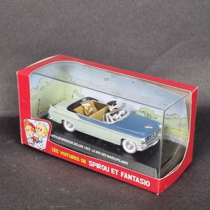 SPIROU. Lot de 2 voitures miniatures avec...