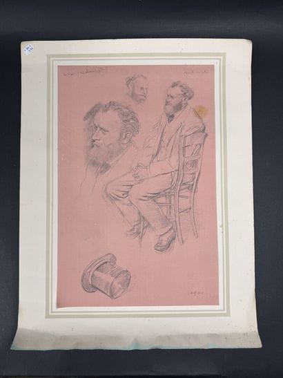 D'après Edgar DEGAS (1834-1917). Tirage en...