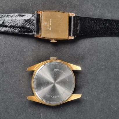 Lot de 2 montres à mouvement mécanique :...
