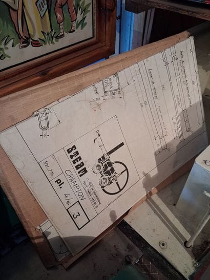 Modèle réduit d'une locomotive Crampton avec...
