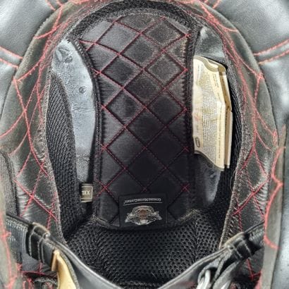 HARLEY-DAVIDSON. Casque de moto. Présence...