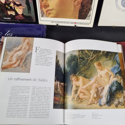 HISTOIRE DE L'ART. Lot de 8 livres : Le nu...