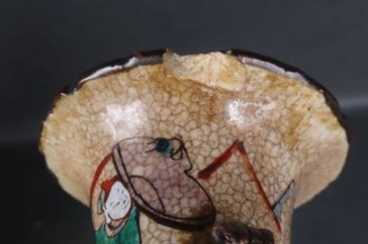 Lot de 3 vases en porcelaine de Nankin (H...