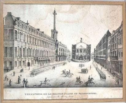 [VALENCIENNES] Lot de 4 estampes sur le thème...