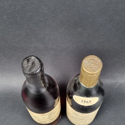 Lot comprenant : 1 b. ARMAGNAC Aurin millésime...