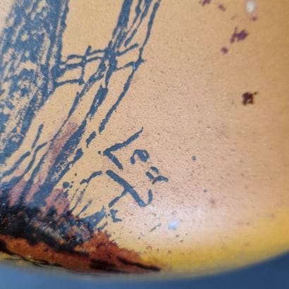 Attribué à LEGRAS. Lot de 2 vases en verre...