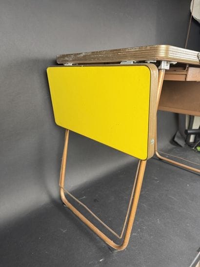 Table de pique-nique pliante en métal et...