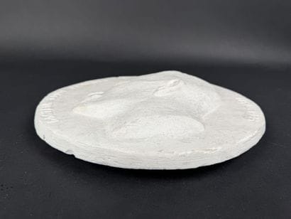 M. DEGHAYE (XIX-XXe). Médaillon circulaire...
