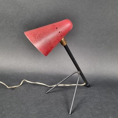 LACROIX Jean Boris (1902 -1984) Lampe tripode...