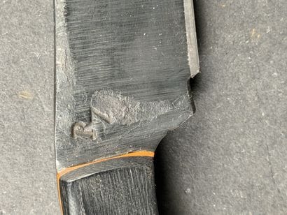 Couteau de chasse, montage plate semelle,...