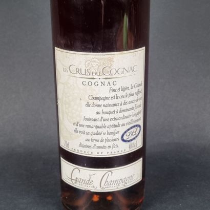 1 b. COGNAC Grande Champagne Cognac Hous...