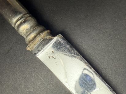 Ensemble de couteaux à manches en argent...